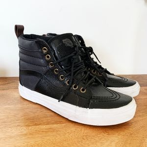 Leather Vans SK8-Hi - High Tops Sz: 7